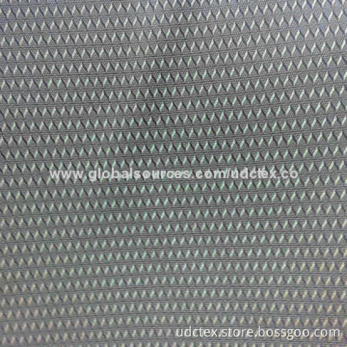 Polyester dobby fabric, 68x75D, black yarn, customized specifications are accepted